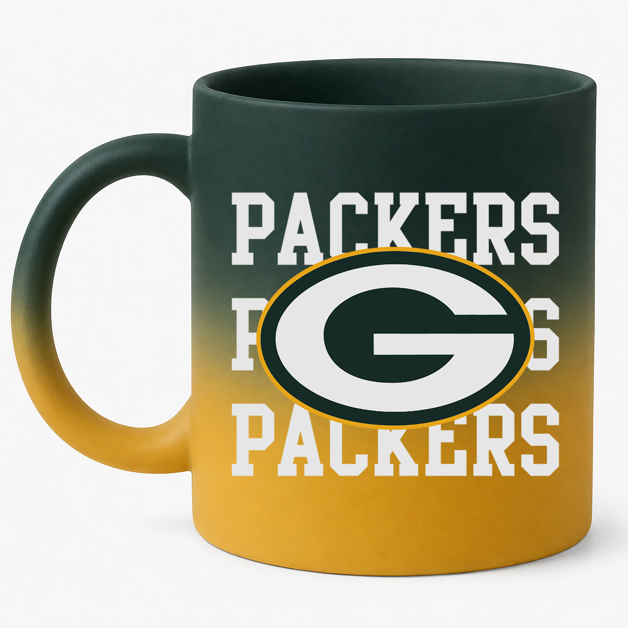 Pegasus Green Bay Packers 16oz. Echo Fade Soft Touch Ceramic Mug