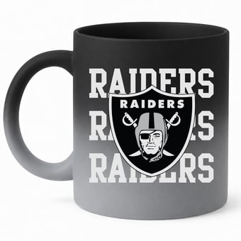 Pegasus Las Vegas Raiders 16oz. Echo Fade Soft Touch Ceramic Mug