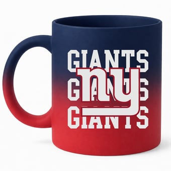 Pegasus New York Giants 16oz. Echo Fade Soft Touch Ceramic Mug