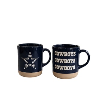 Pegasus Dallas Cowboys Two-Piece 14oz. Echo Logo Ceramic Mug Set