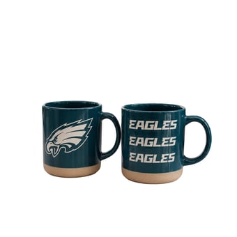 Pegasus Philadelphia Eagles Two-Piece 14oz. Echo Logo Ceramic Mug Set