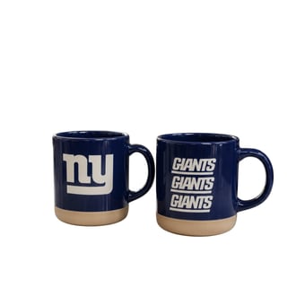 Pegasus New York Giants Two-Piece 14oz. Echo Logo Ceramic Mug Set