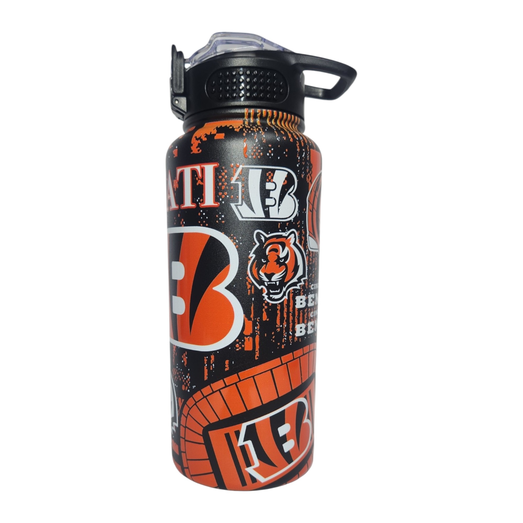 Pegasus Cincinnati Bengals 32oz Stainless Steel ProPress Water Bottle