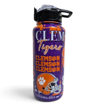 Pegasus Clemson Tigers 32oz Stainless Steel ProPress Water Bottle