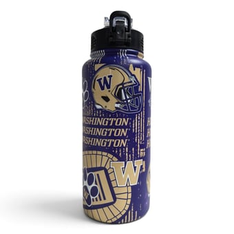 Pegasus Washington Huskies 32oz Stainless Steel ProPress Water Bottle