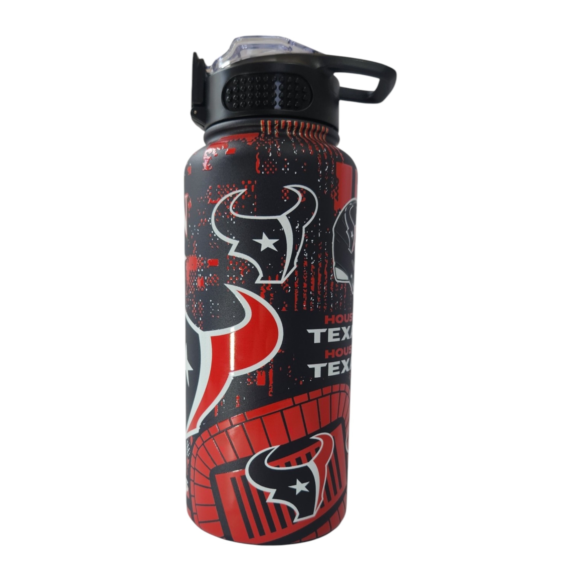 Pegasus Houston Texans 32oz Stainless Steel ProPress Water Bottle