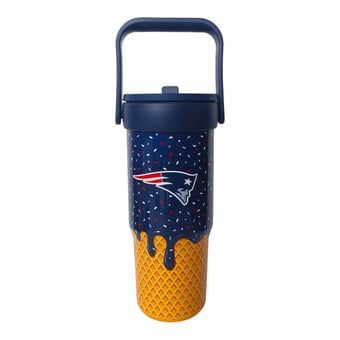 Pegasus New England Patriots 32oz. Ice Cream Logo Cone Stainless Steel ProCarry Tumbler