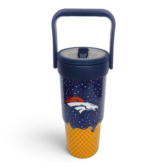 Pegasus Denver Broncos 32oz. Ice Cream Logo Cone Stainless Steel ProCarry Tumbler