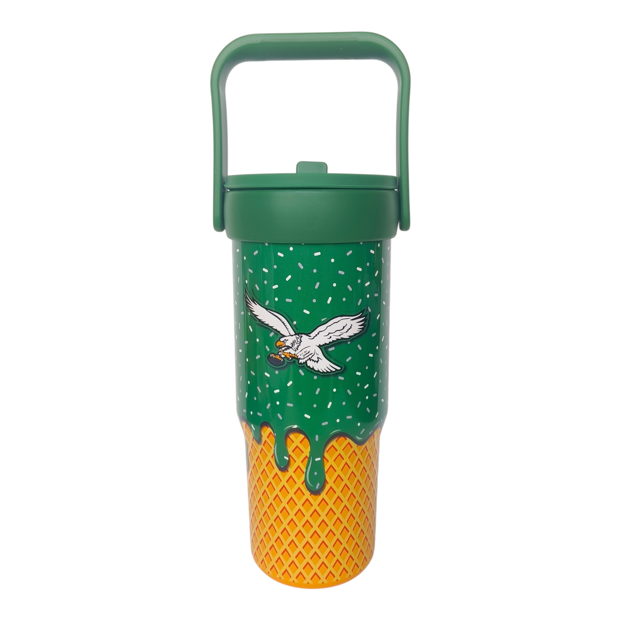 Pegasus Philadelphia Eagles 32oz. Retro Ice Cream Logo Cone Stainless Steel ProCarry Tumbler