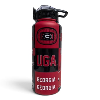 Pegasus Georgia Bulldogs 32oz Stainless Steel ProPress Water Bottle