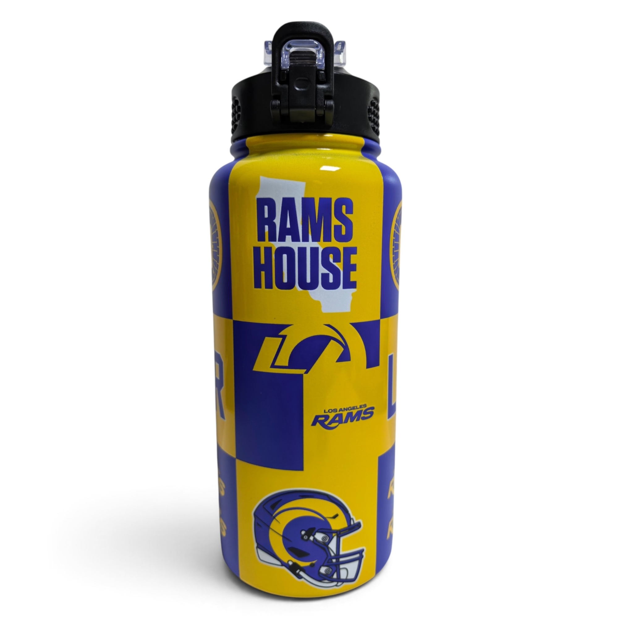 Pegasus Los Angeles Rams 32oz Stainless Steel ProPress Water Bottle