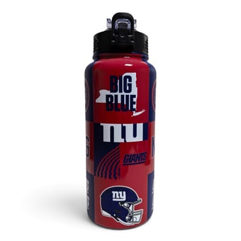 Pegasus New York Giants 32oz Stainless Steel ProPress Water Bottle