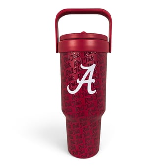 Pegasus Alabama Crimson Tide 40oz. 5-D Logo Wordmark Stainless Steel ProCarry Tumbler
