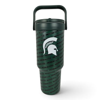 Pegasus Michigan State Spartans 40oz. 5-D Logo Wordmark Stainless Steel ProCarry Tumbler
