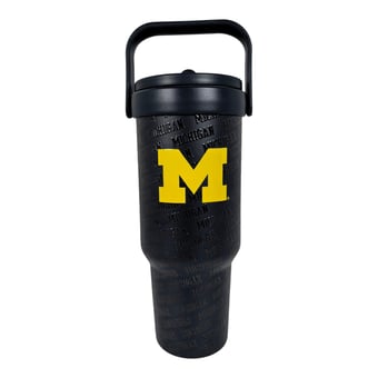 Pegasus Michigan Wolverines 40oz. 5-D Logo Wordmark Stainless Steel ProCarry Tumbler