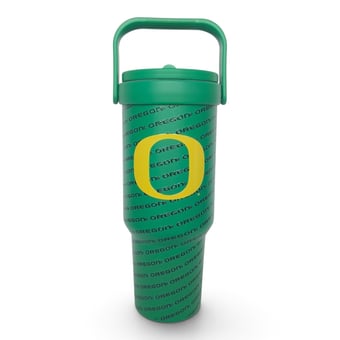 Pegasus Oregon Ducks 40oz. 5-D Logo Wordmark Stainless Steel ProCarry Tumbler