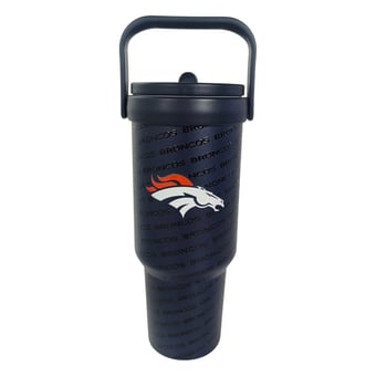 Pegasus Denver Broncos 40oz. 5-D Logo Wordmark Stainless Steel ProCarry Tumbler