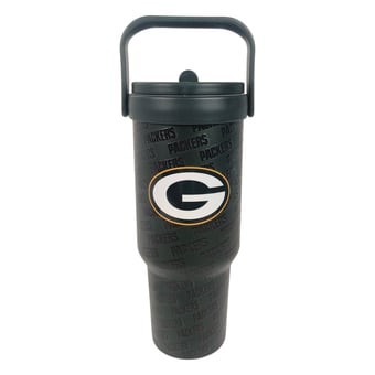 Pegasus Green Bay Packers 40oz. 5-D Logo Wordmark Stainless Steel ProCarry Tumbler