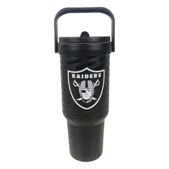 Pegasus Las Vegas Raiders 40oz. 5-D Logo Wordmark Stainless Steel ProCarry Tumbler