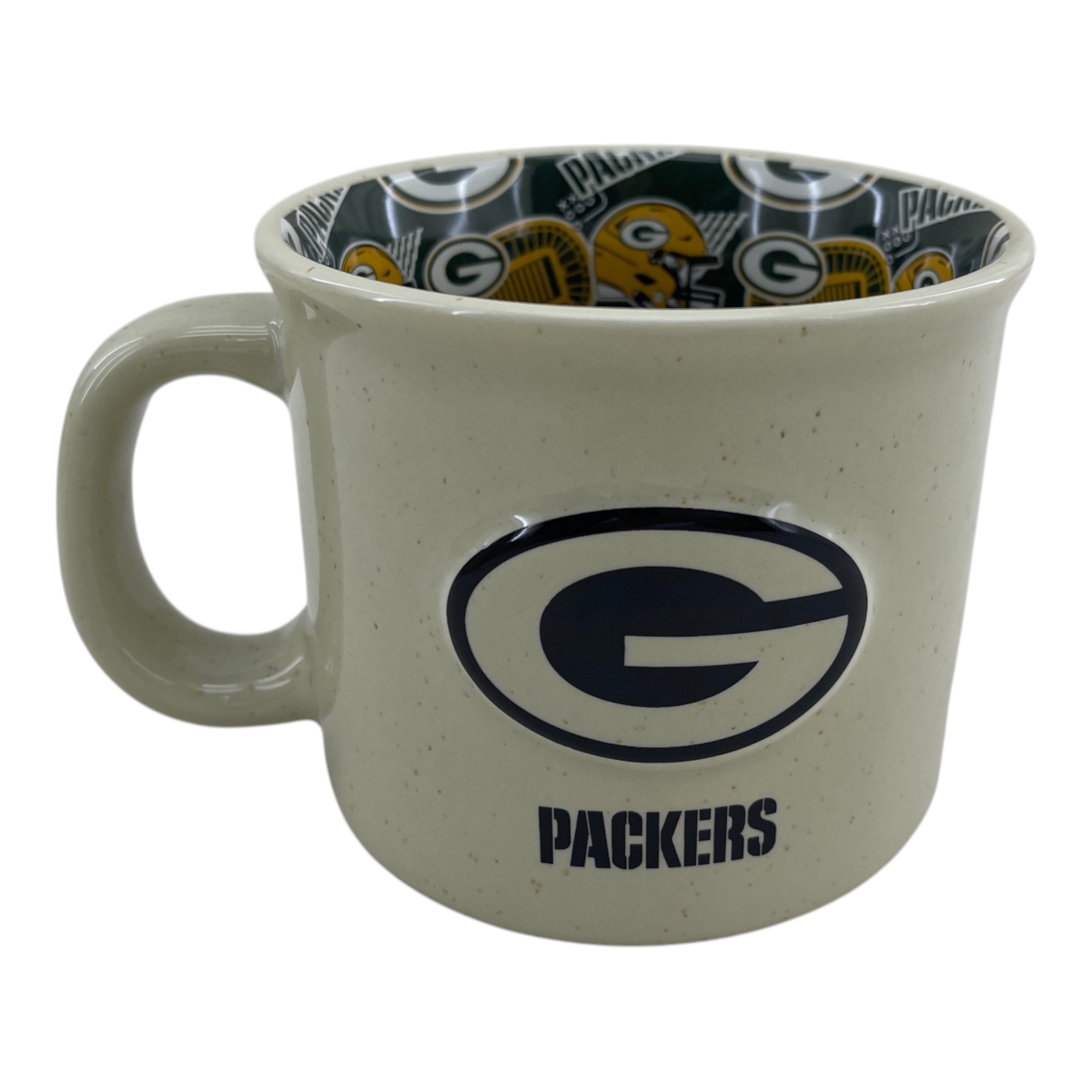 Pegasus Green Bay Packers 17oz. 3-D Mashup Stone Ceramic Mug