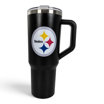 Pegasus Pittsburgh Steelers 38oz. Standard Logo Stainless Steel ProCarry Tumbler