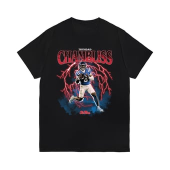 Unisex Trinidad Chambliss Black Ole Miss Rebels Graphic T-Shirt