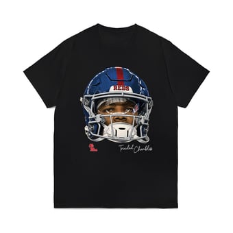 Unisex Trinidad Chambliss Black Ole Miss Rebels Game Face T-Shirt