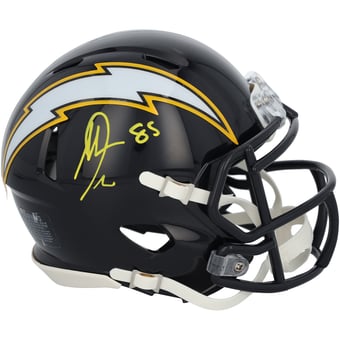 Antonio Gates San Diego Chargers Autographed Riddell 2025 Alternate Speed Mini Helmet with Yellow Signature