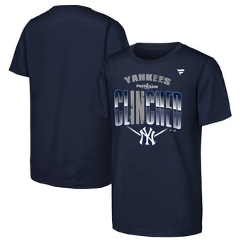 Youth Fanatics Navy New York Yankees 2026 MLB Postseason Locker Room T-Shirt
