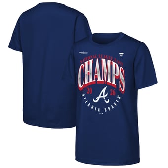 Youth Fanatics Navy Atlanta Braves 2026 NL East Division Champions Locker Room T-Shirt