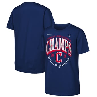 Youth Fanatics Navy Cleveland Guardians 2026 AL Central Division Champions Locker Room T-Shirt