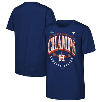 Youth Fanatics Navy Houston Astros 2026 AL West Division Champions Locker Room T-Shirt