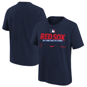 Youth Nike Navy Boston Red Sox 2026 MLB Postseason Authentic Collection T-Shirt
