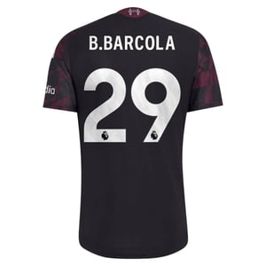 Maillot Third Authentic Liverpool adidas 2026-27 avec flocage B.Barcola 29, vue 4