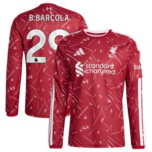 Maillot Domicile Liverpool adidas 2026-27 - Manches longues avec flocage B.Barcola 29, vue 2