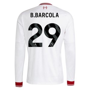 Maillot Extérieur Liverpool adidas 2026-27 - Manches longues avec flocage B.Barcola 29, vue 4