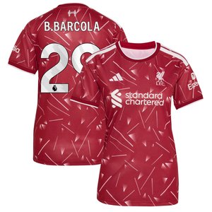 Maillot Domicile Liverpool adidas 2026-27 - Femme avec flocage B.Barcola 29, vue 2