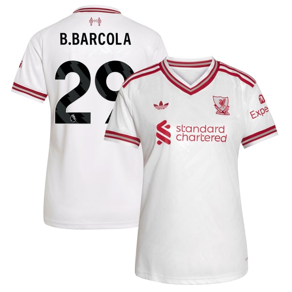 Maillot Extérieur Liverpool adidas 2026-27 - Femme avec flocage B.Barcola 29
