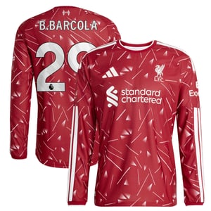 Maillot Domicile Authentic Liverpool adidas 2026-27 - Manches longues avec flocage B.Barcola 29, vue 2