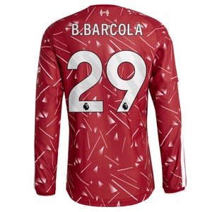 Maillot Domicile Authentic Liverpool adidas 2026-27 - Manches longues avec flocage B.Barcola 29, vue 4