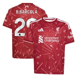 Maillot Domicile Liverpool adidas 2026-27 - Enfant avec flocage B.Barcola 29, vue 2