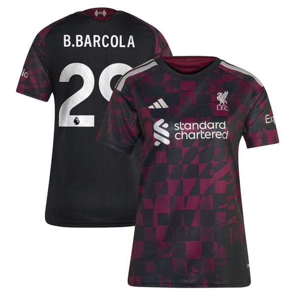 Maillot Third Liverpool adidas 2026-27 - Femme avec flocage B.Barcola 29