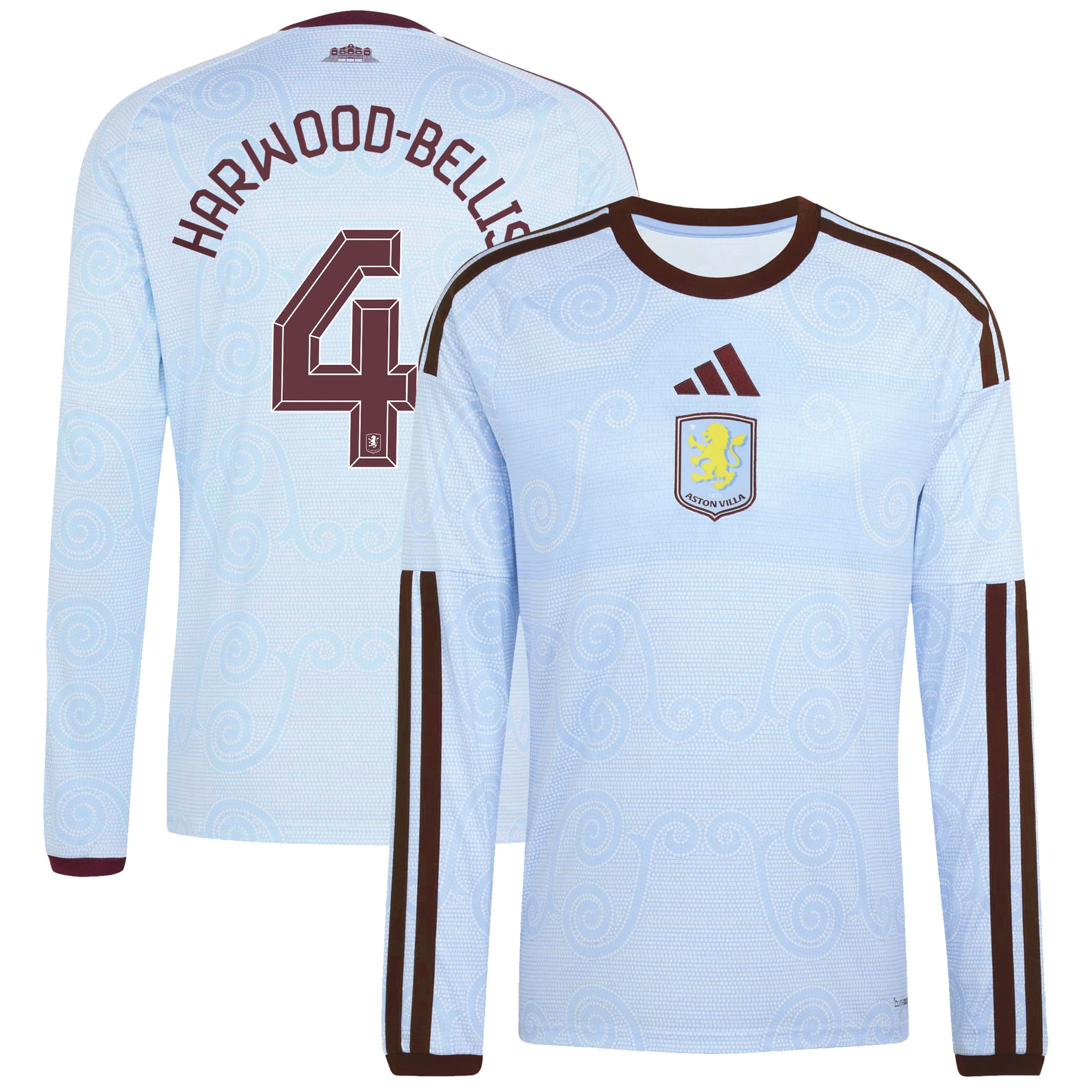 Maillot Third Aston Villa adidas 2026-27 - Manches longues - Flocage Coupe Harwood-Bellis 4
