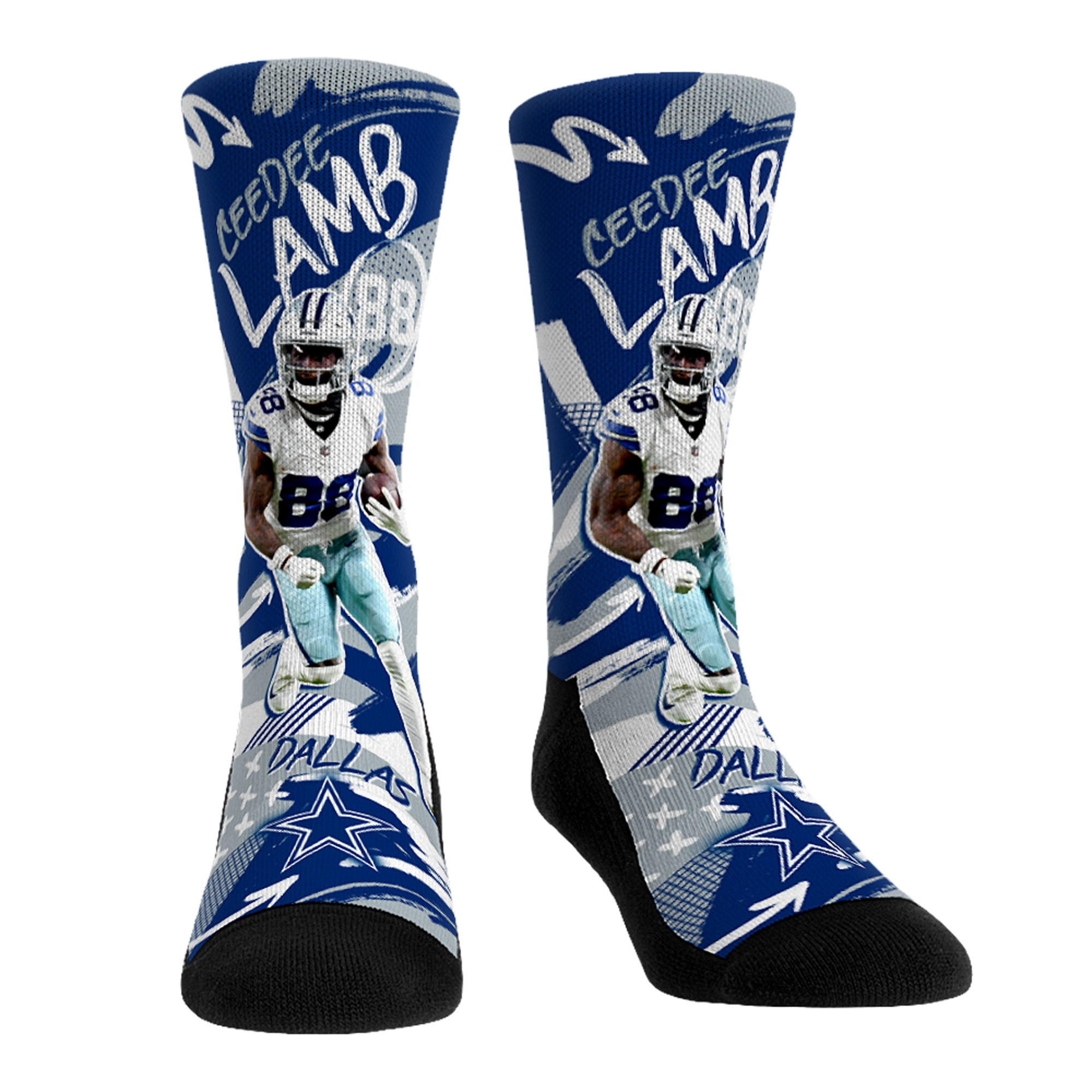 Unisex Rock Em CeeDee Lamb Dallas Cowboys Playmaker Crew Socks