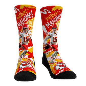 Unisex Rock Em Patrick Mahomes Kansas City Chiefs Playmaker Crew Socks