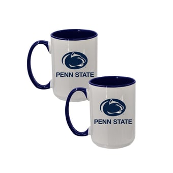 The Memory Company Penn State Nittany Lions Two-Piece 15oz. Logo Coffee Mug Set