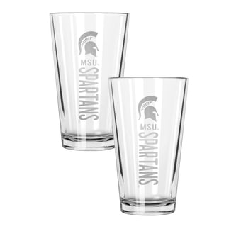 The Memory Company Michigan State Spartans Two-Piece 16oz. Pinnacle Pint Glass Set