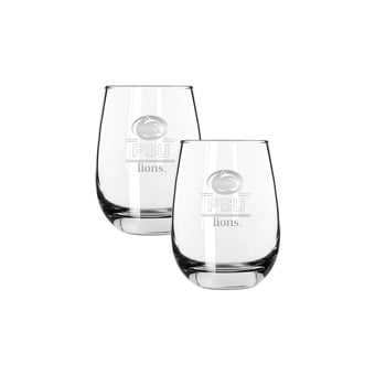 The Memory Company Penn State Nittany Lions Two-Piece 15oz. Classic Crew Stemless Wine Glass Set