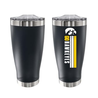 The Memory Company Iowa Hawkeyes 20oz. Let's Go Stainless Steel Tumbler