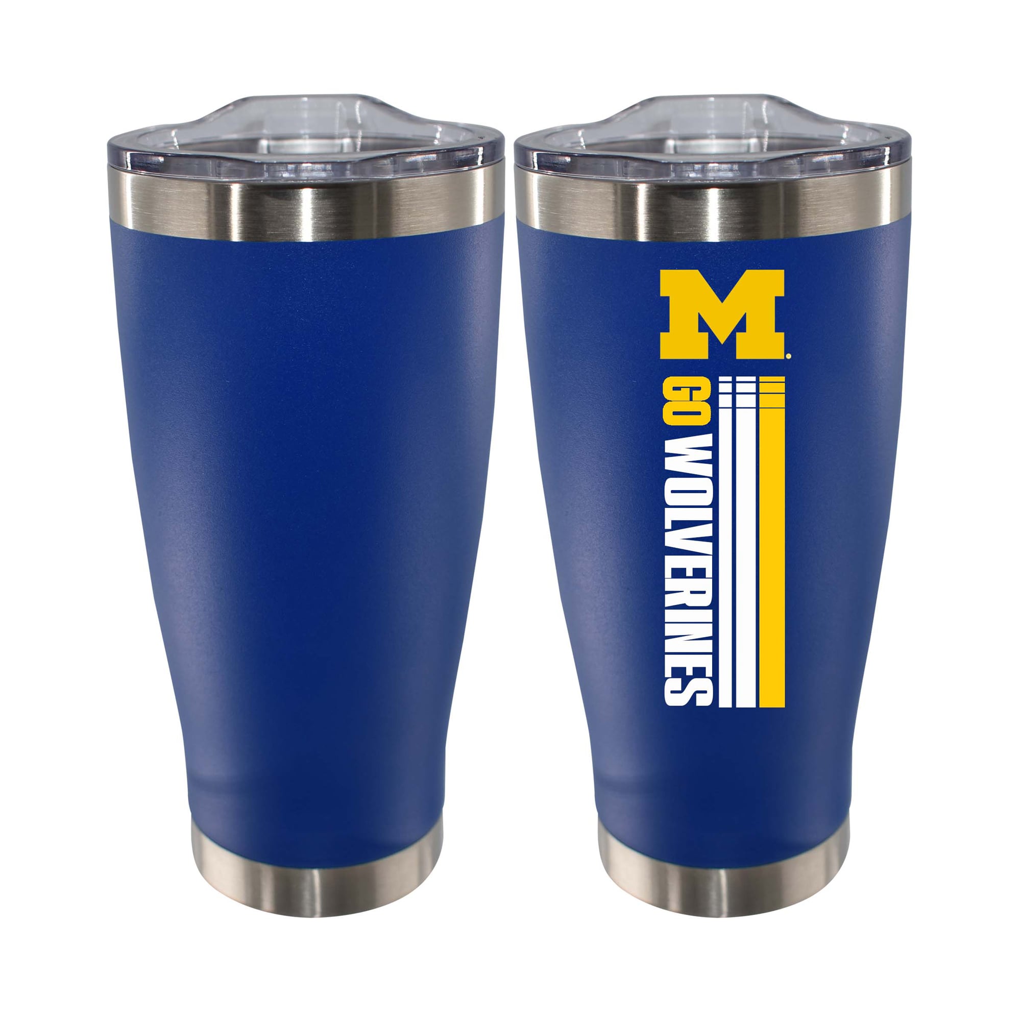 The Memory Company Michigan Wolverines 20oz. Let's Go Stainless Steel Tumbler